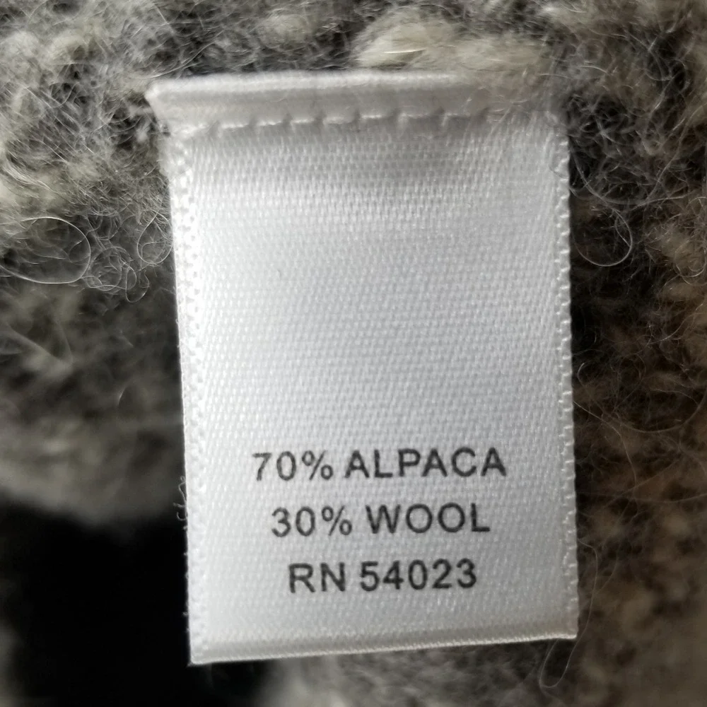 BANANA REPUBLIC Sweater Alpaca Wool V Neck Fitted Knit Women's Small Grandpacore
